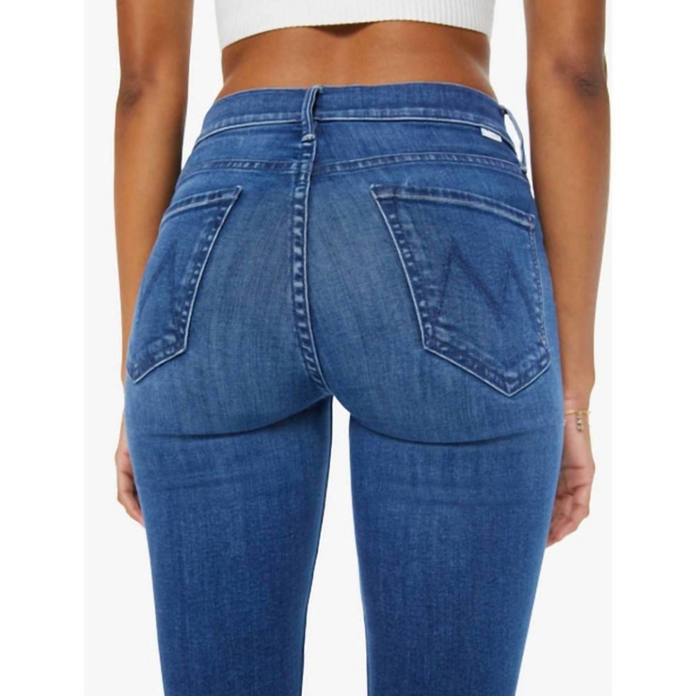 Mother Women's Mid Rise Dazzler Ankle Jeans 👖